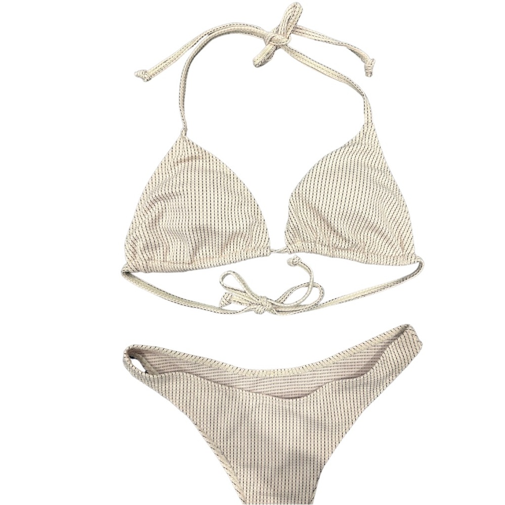 Tan Halter Bikini Set - Picture 4 of 4